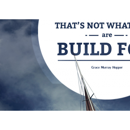 #016 A ship in port is safe but thats not