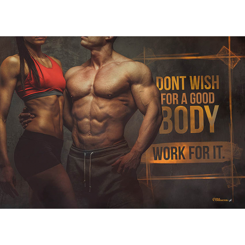 #120 Dont wish for a good body. Work for it