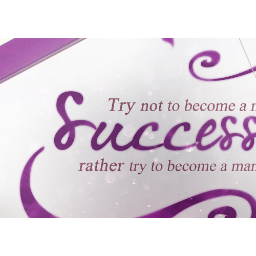 #126 Try not to become a man of success, rather try to become