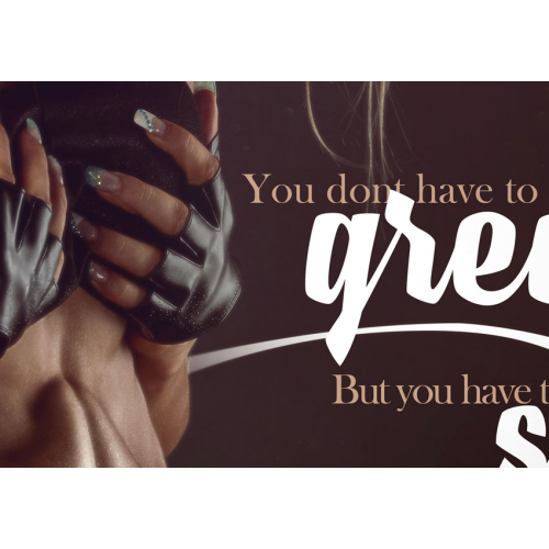 #130 You dont have to be great to start. But you have to start