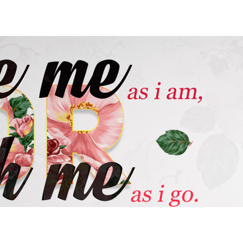 #145 Take as im or watch me as i go